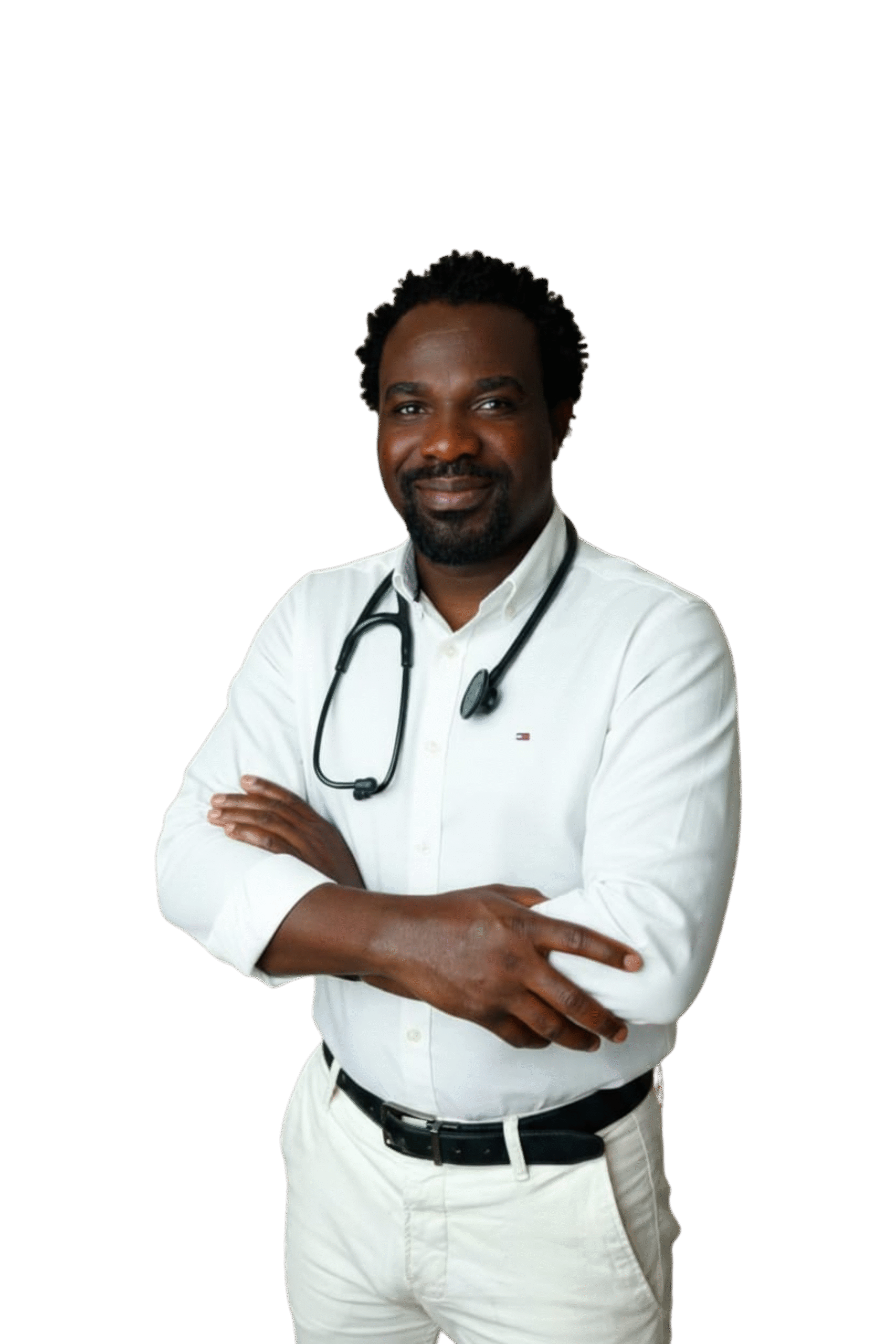 Dr. Giresse Acakpovi, médico de família e comunidade no Rio de Janeiro